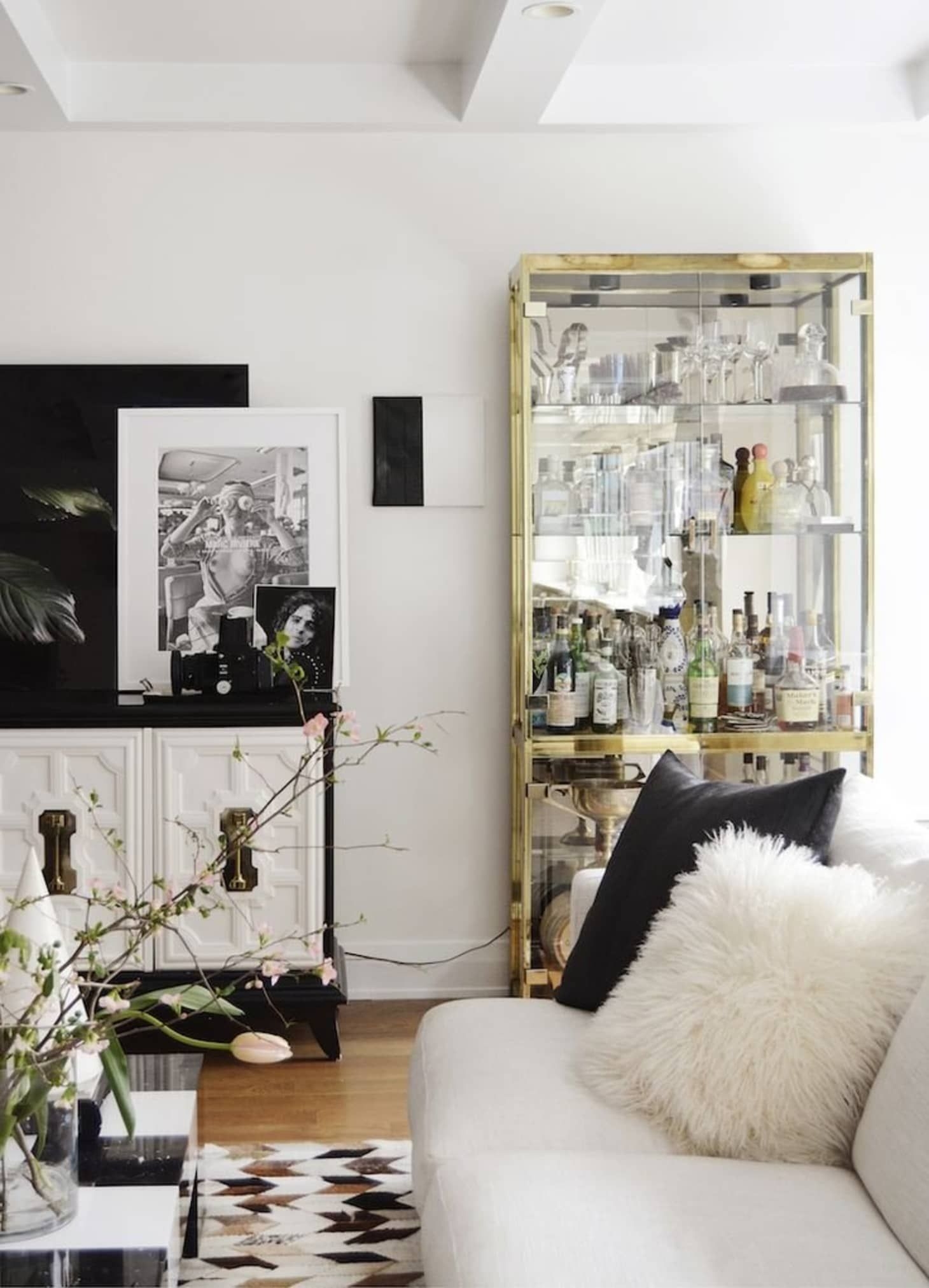 White etagere