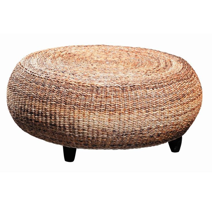 Woven ottoman