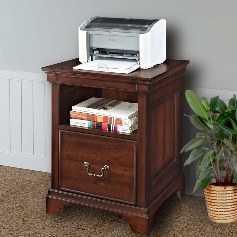 E-ready Express Harmony File / Printer Stand - Delmont Cherry