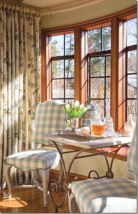 French country accent chair