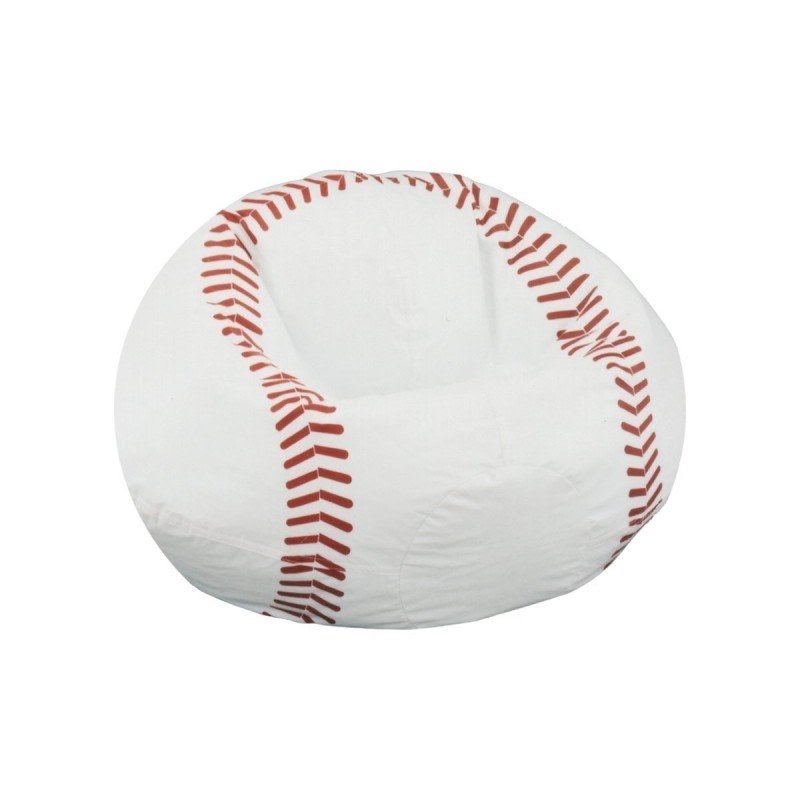 Leather baseball glove chair
