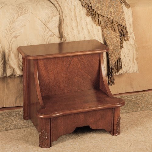 Powell "Woodbury Mahogany" Bed Step with Storage