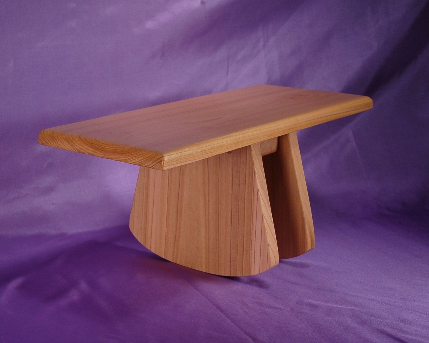 Adjustable tilt meditation stool big foot by theyankeewoodsmith