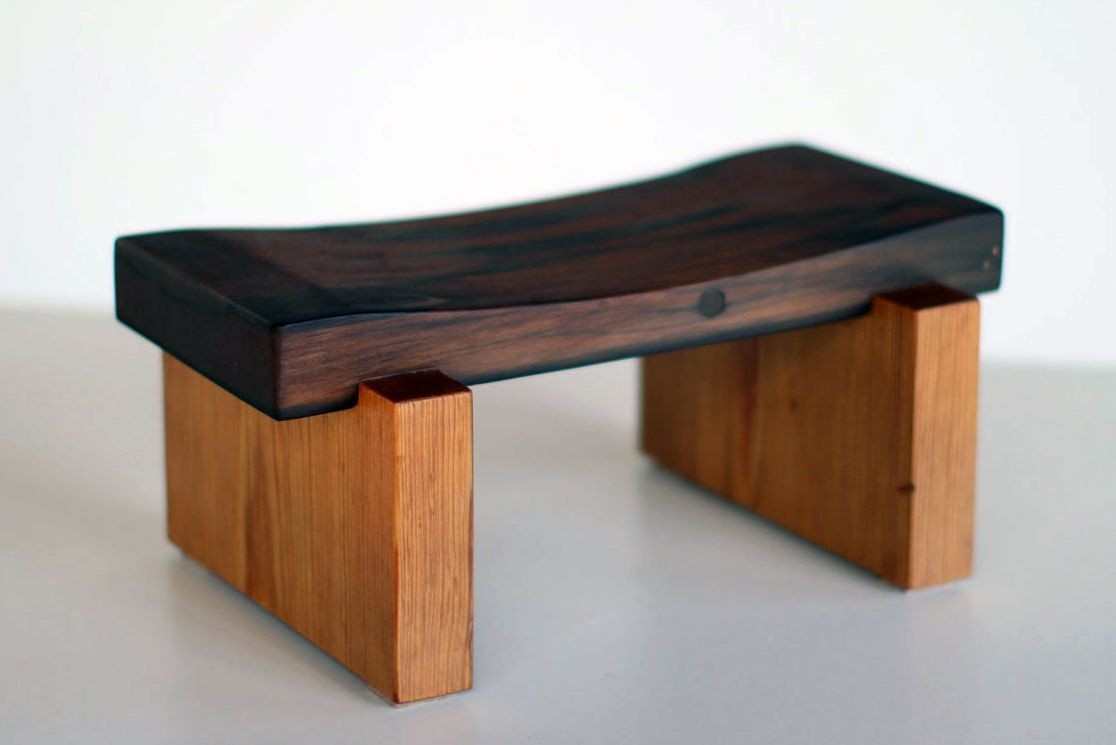 African inspired benchstool