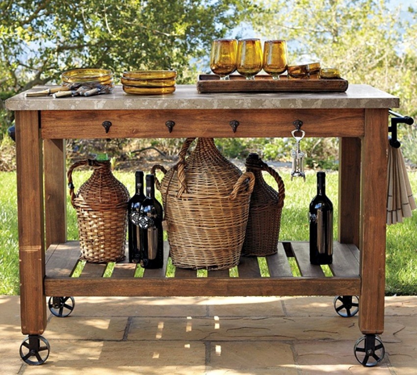 Patio Serving Table
