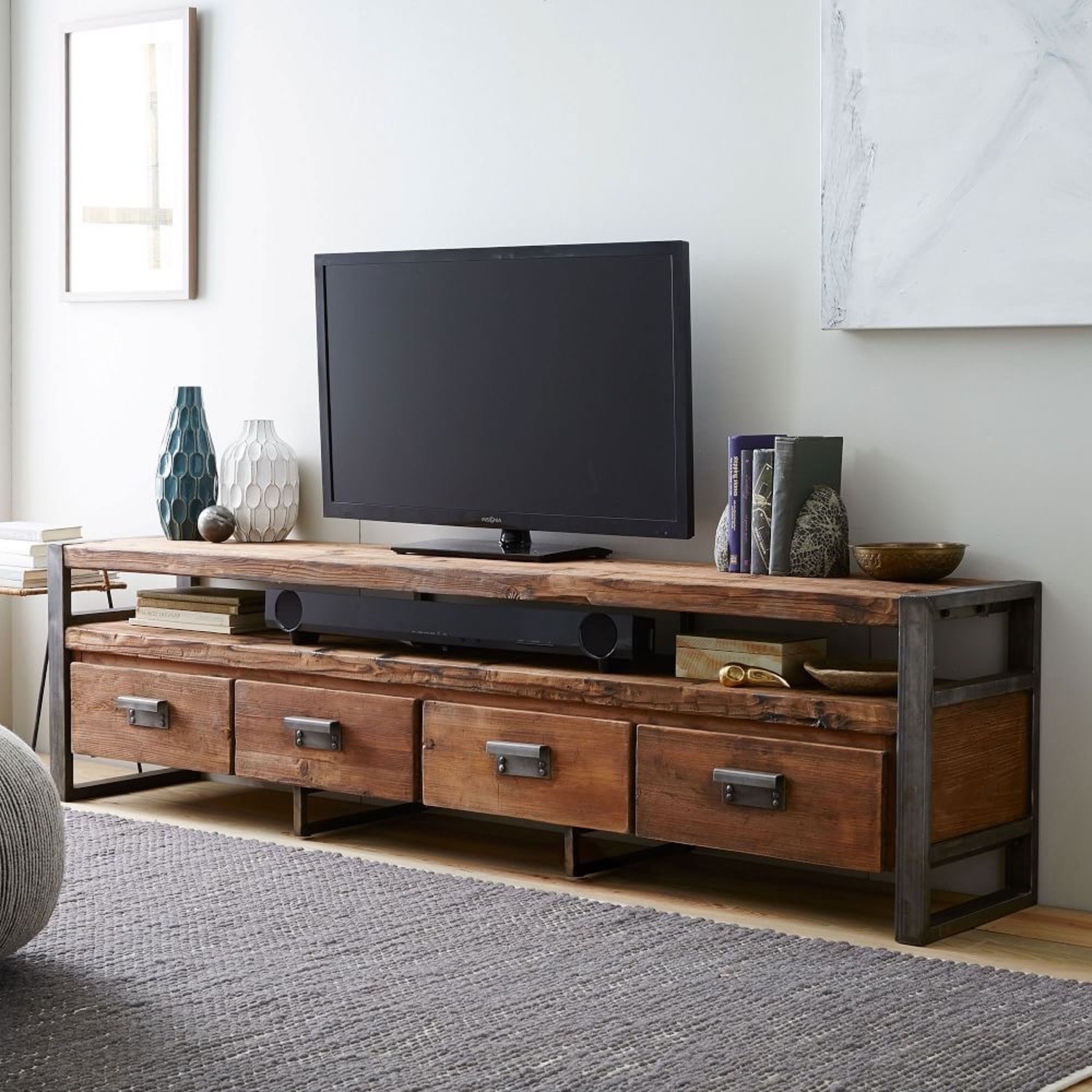 Bin Pull Media Console