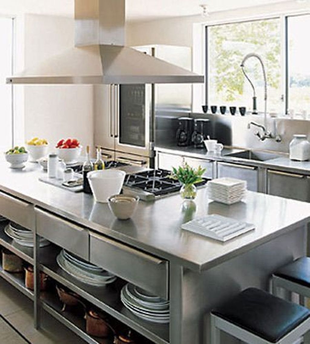 Commercial kitchen island 2