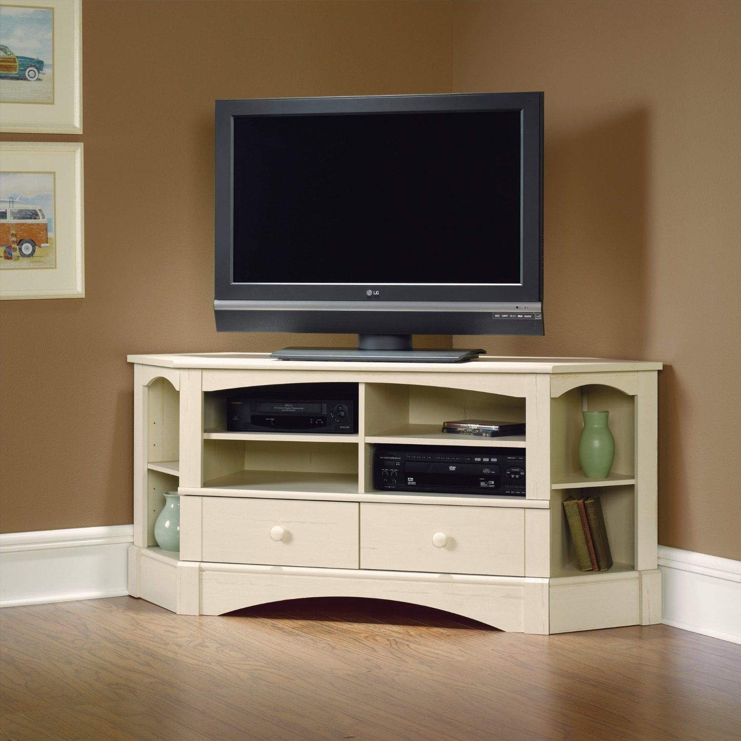 Corner entertainment center 1