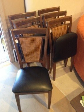 Danish modern stakmor folding chair