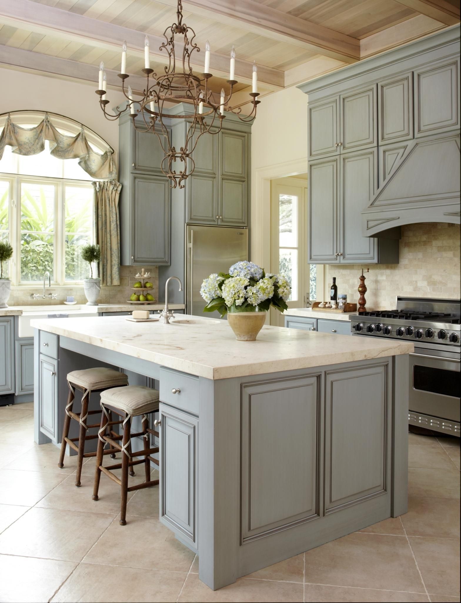 French country storage cabinet