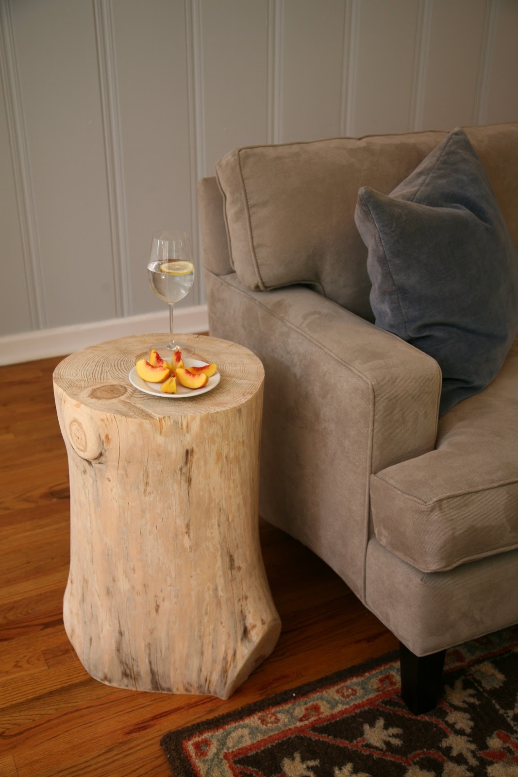 How to make the perfect tree stump table