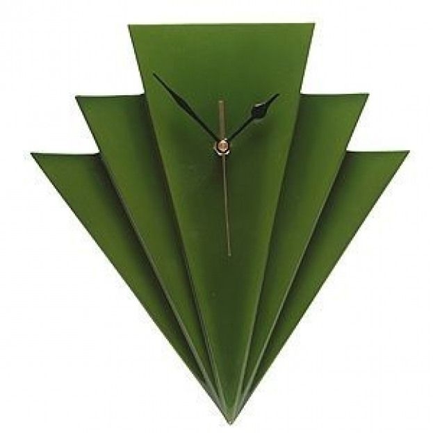Art deco wall clocks