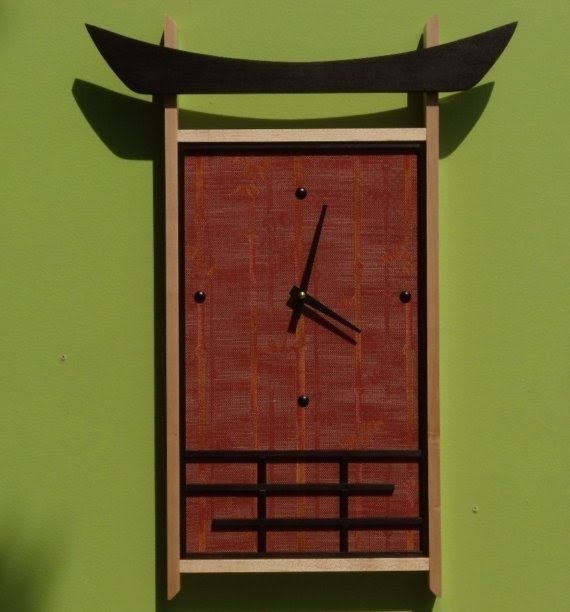 Contemporary Asian Wall Clock