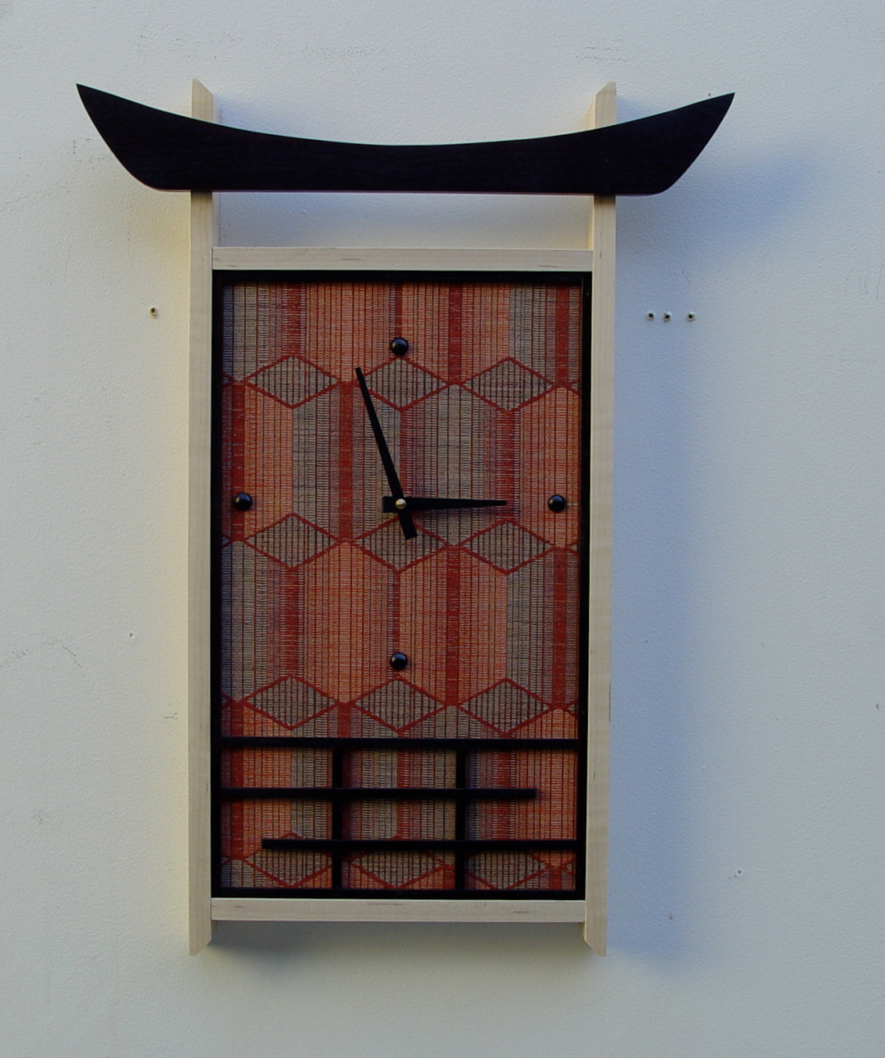 Contemporary asian wall clock
