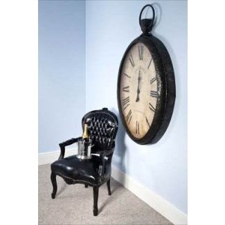 Giant pocket watch wall clock