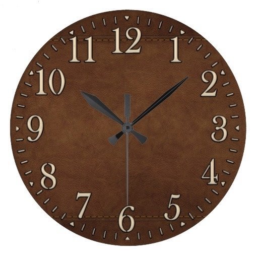 Leather wall clocks 21