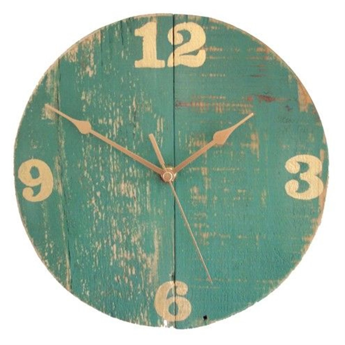 Lime green wall clock