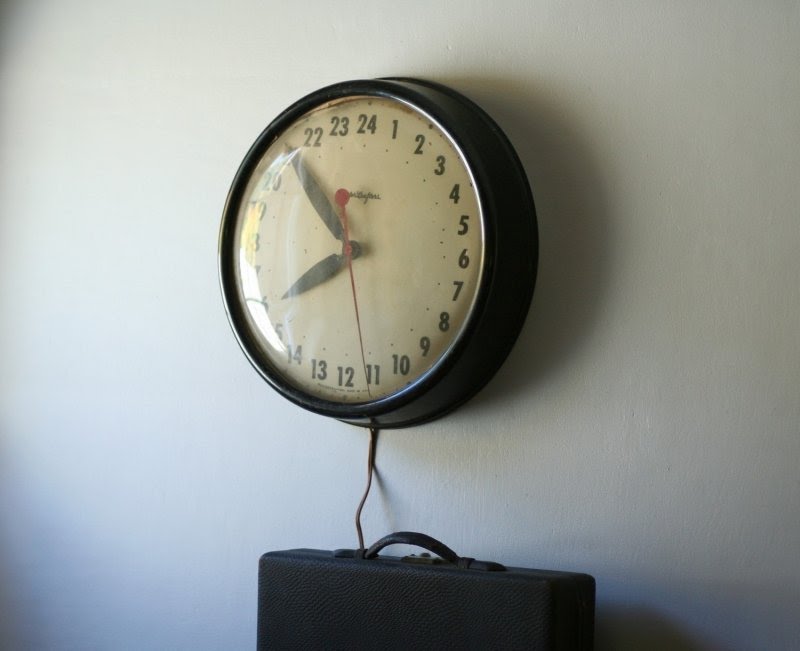 Vintage Military Wall Clock