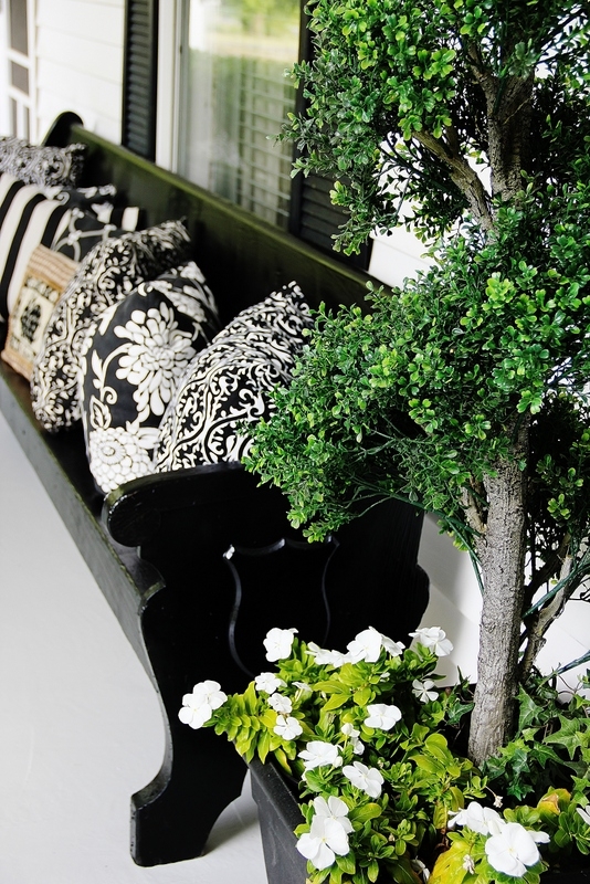 Bench for front porch