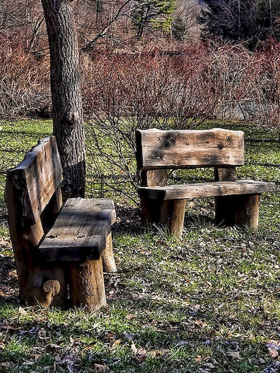 Benches for fire pit