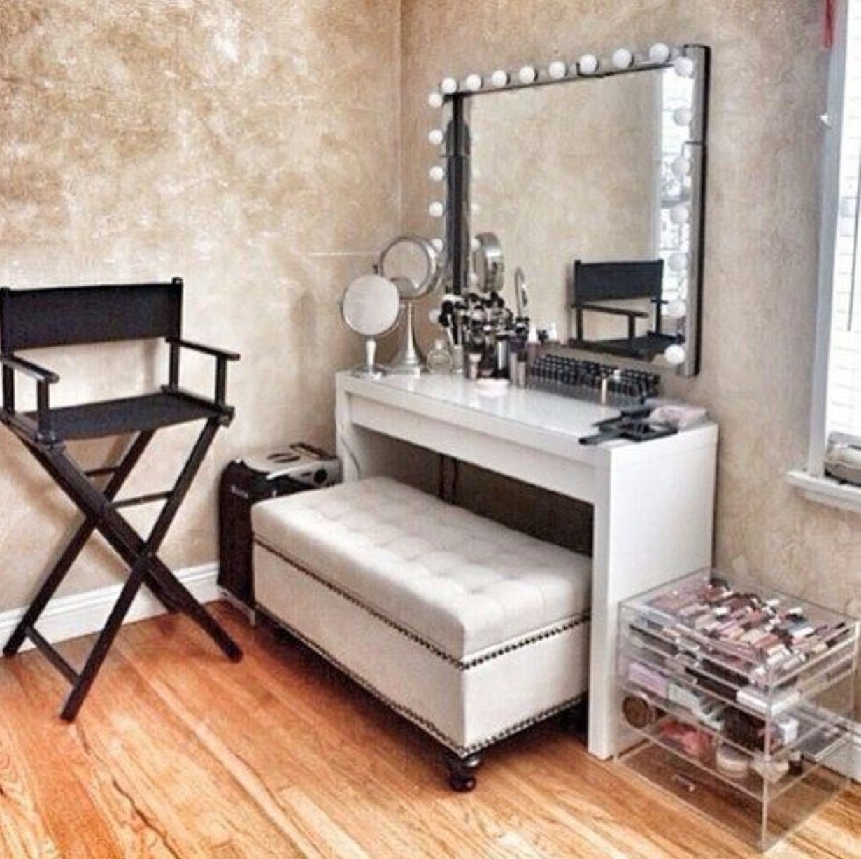 Diy makeup station