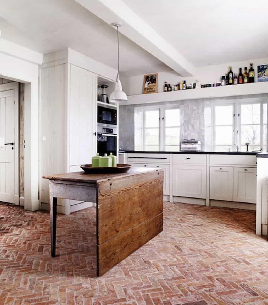 Drop leaf kitchen island table