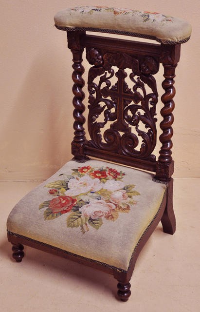 French 19th c prie dieu