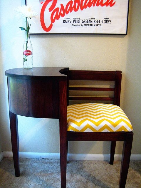 My grandmother had a gossip bench your phone was placed