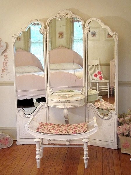 Old makeup vanity