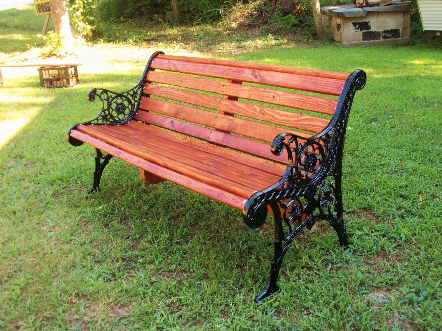 Wrought Iron Patio Benches