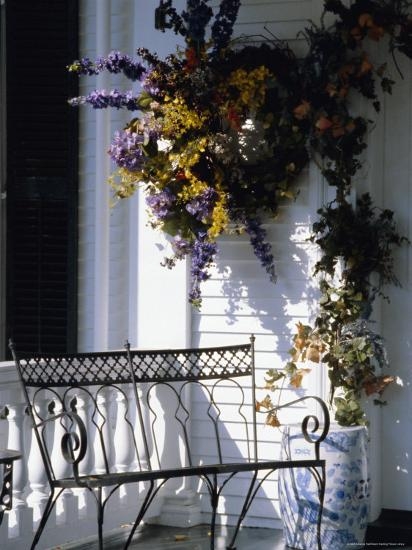 Photographic Print of Seat on typical front porch