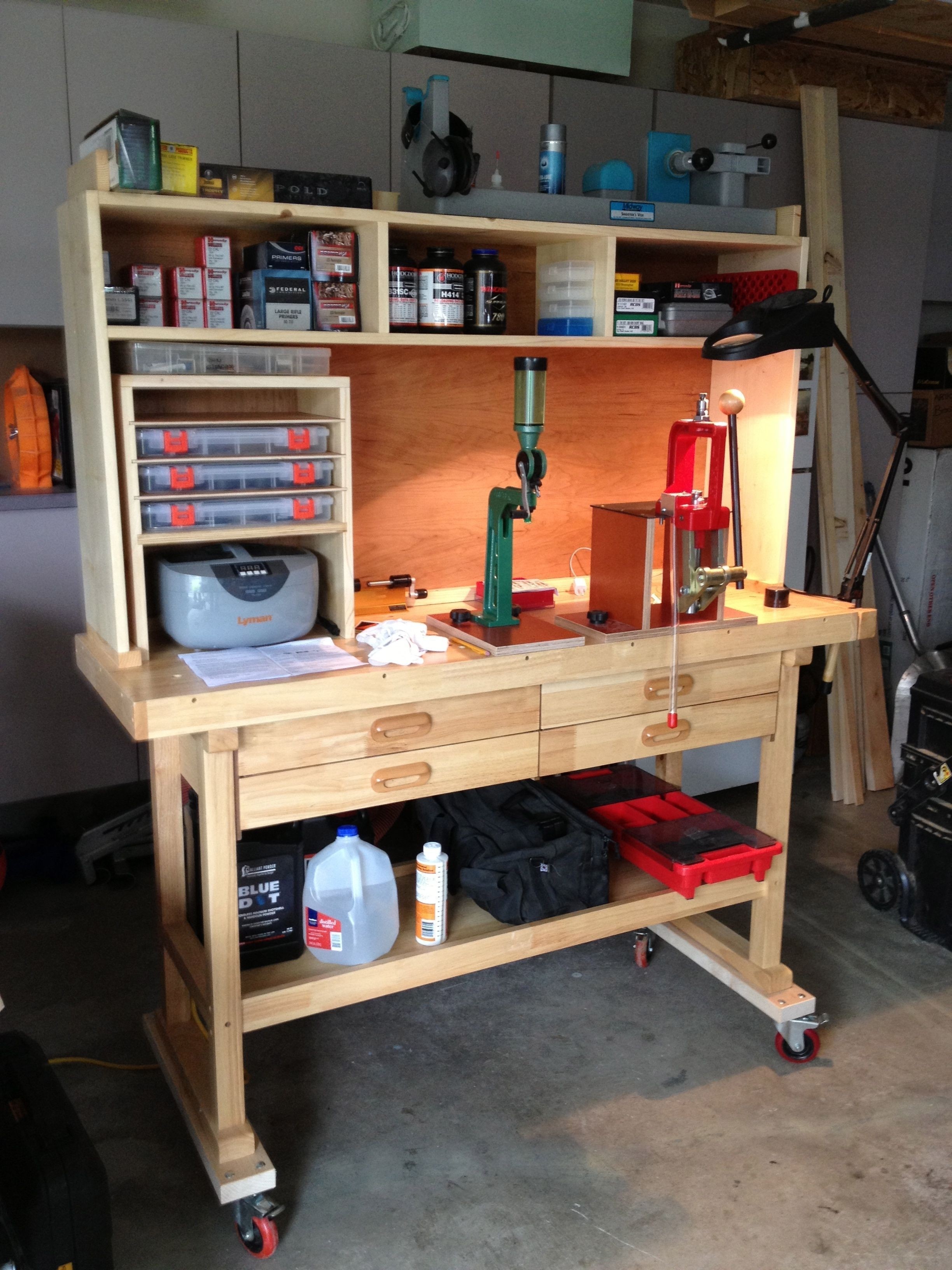 Portable reloading bench plans