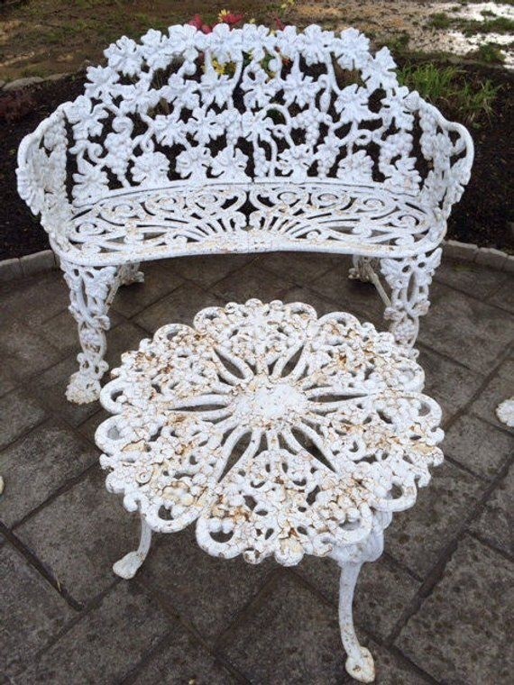 19th century ornate italian botanic arboretum solarium cast iron paired