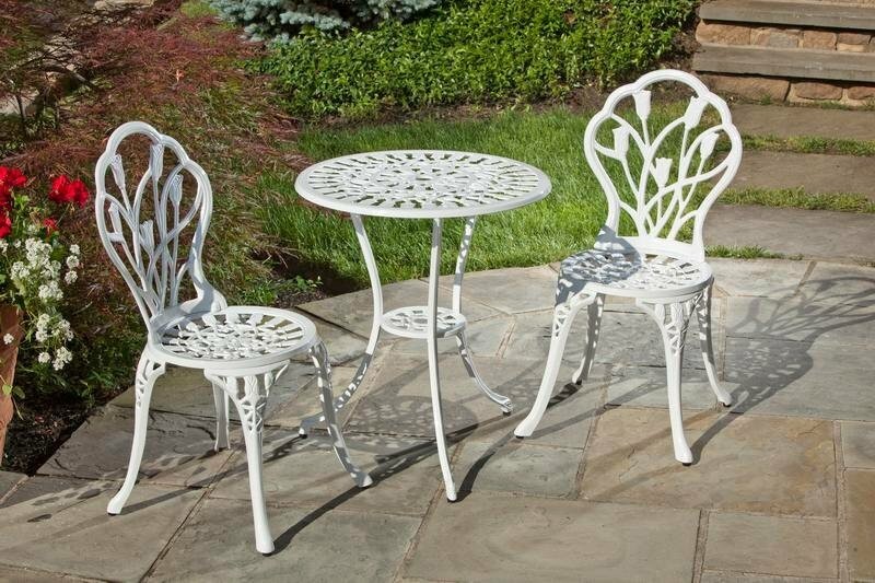 Alfresco Home Alfresco Home Tulipano 23.75 in. Round Bistro Set