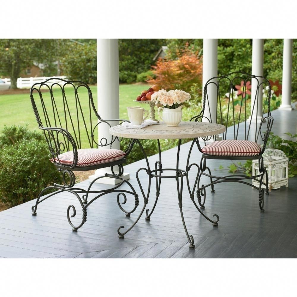 Iron kitchen table and chairs