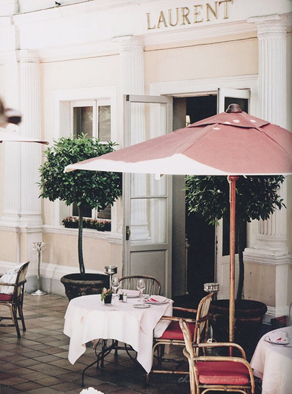 The pink patio