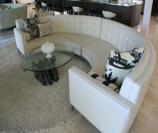 Conversation pit sectional