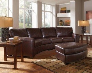 Curved sofa sectional modern