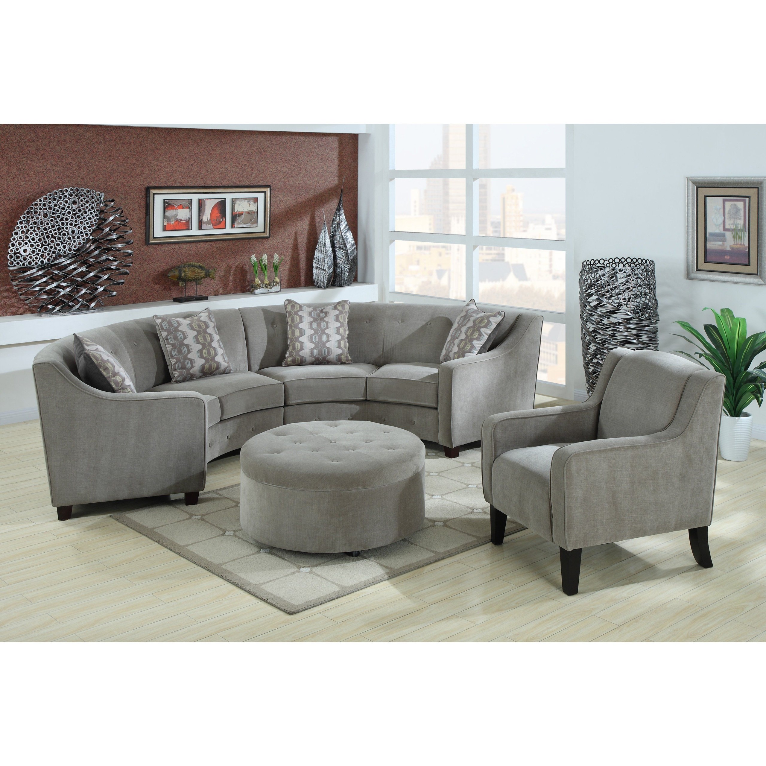 Curved sofa
