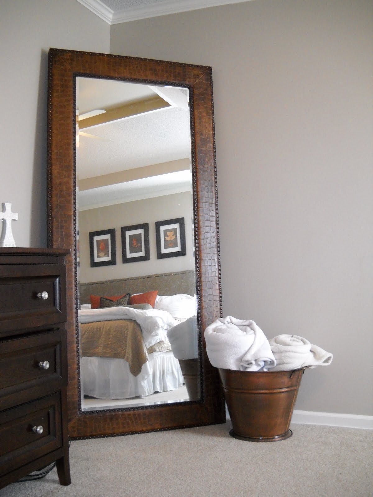 Diy floor length mirror