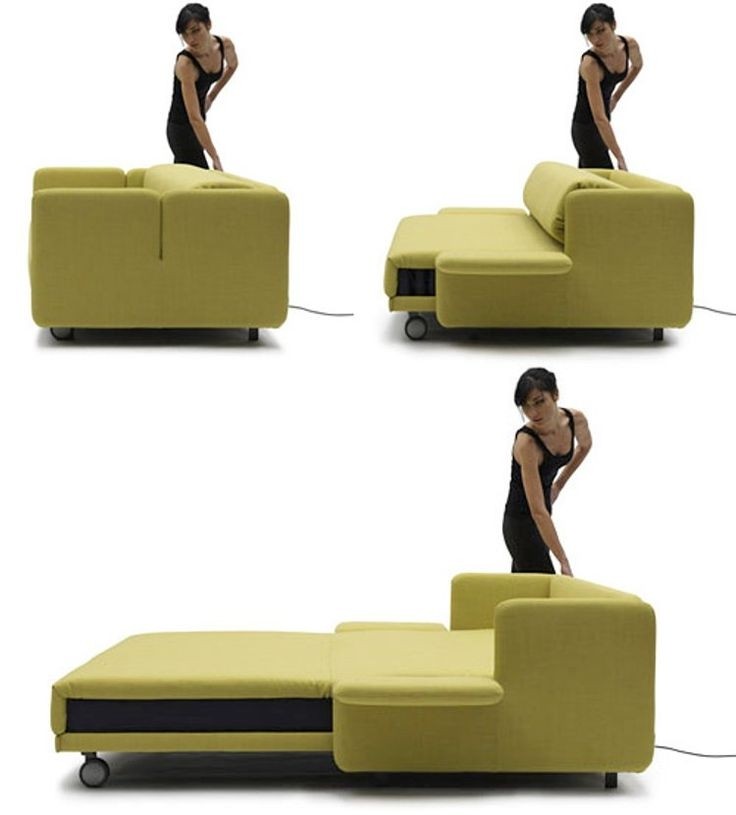 Fold down sofa bed