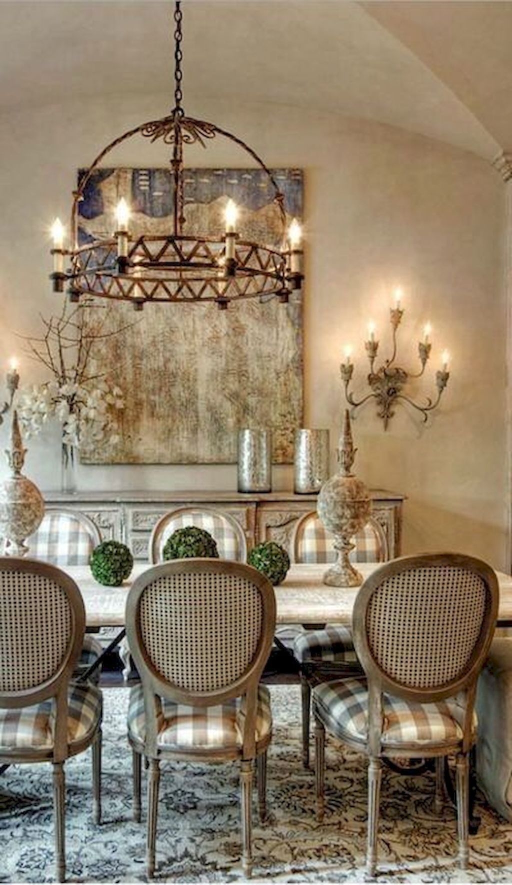 French country accent chair