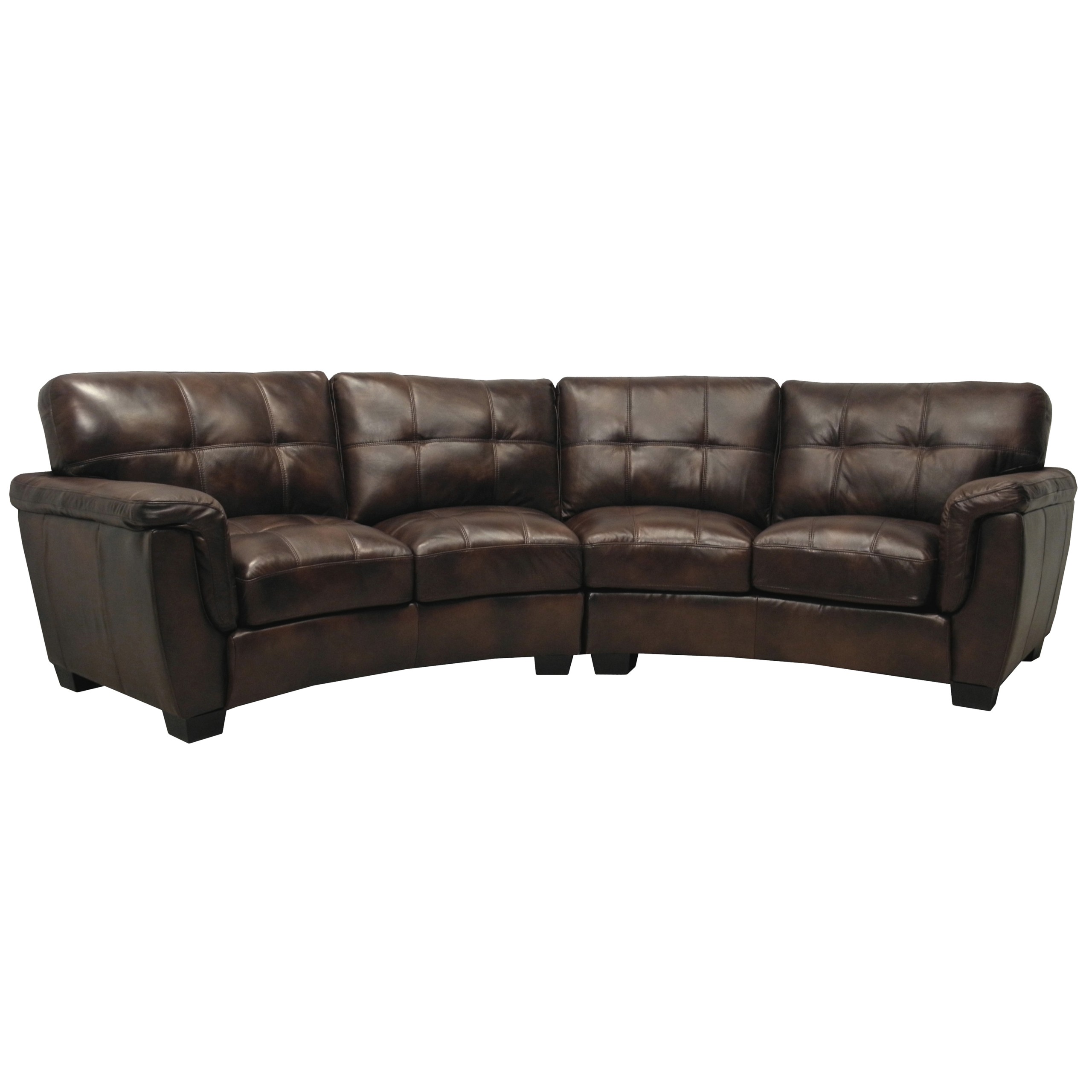 Large curved sofa