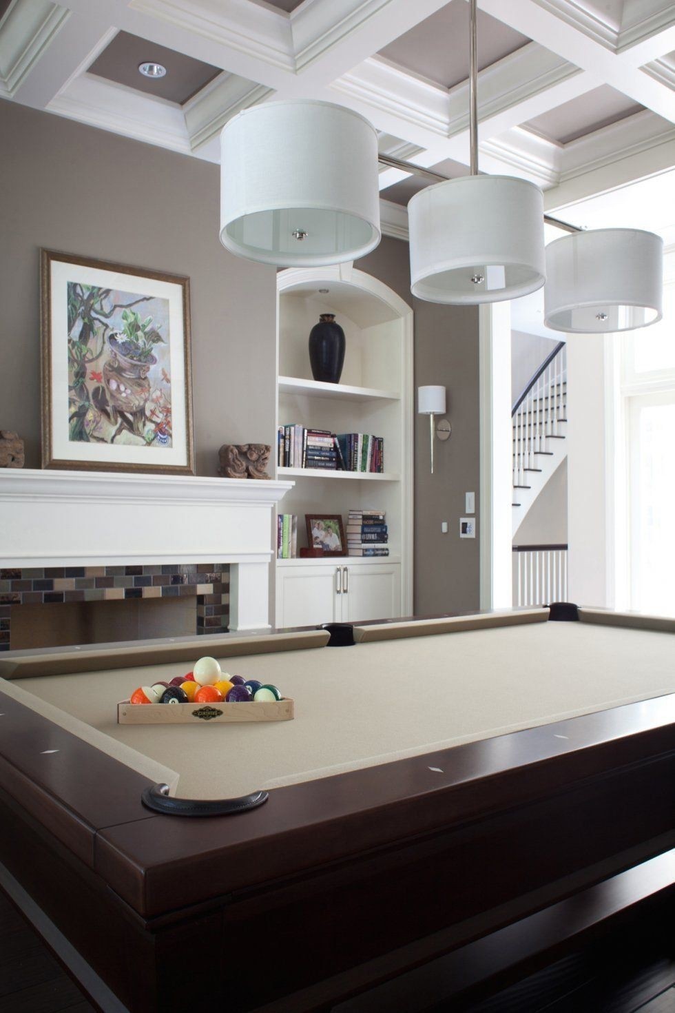 Modern billiard table lights