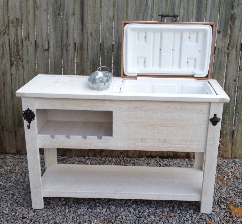 Rustic Cooler Barn Wood Cooler Sports