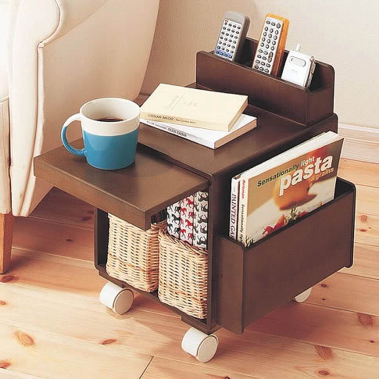 Small table with wheels