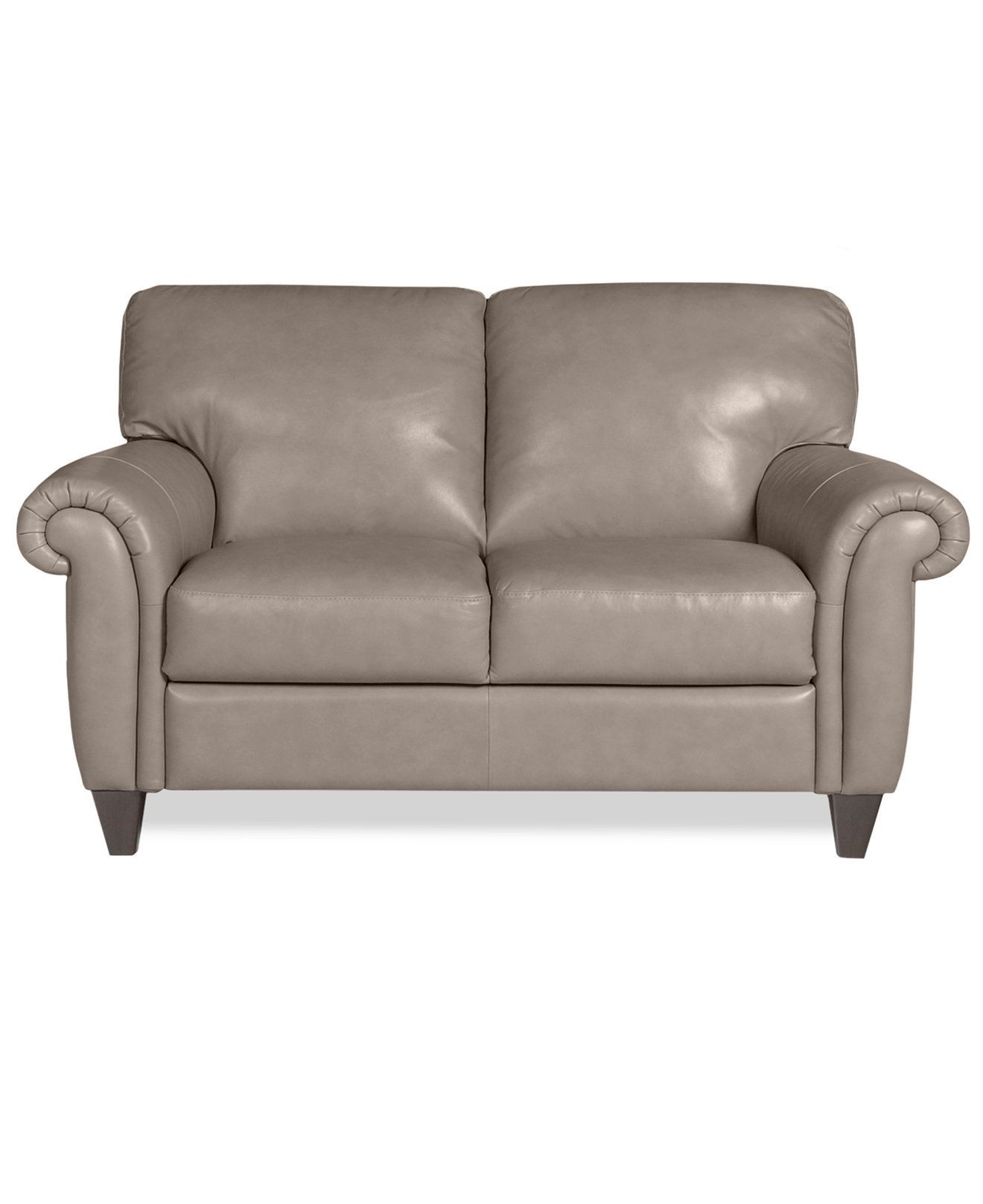 Taupe leather