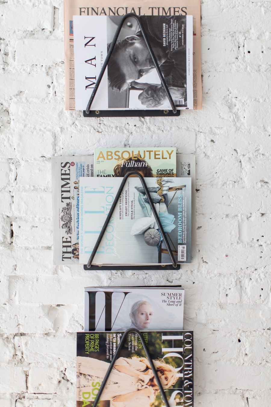 Wall magazine holder 17