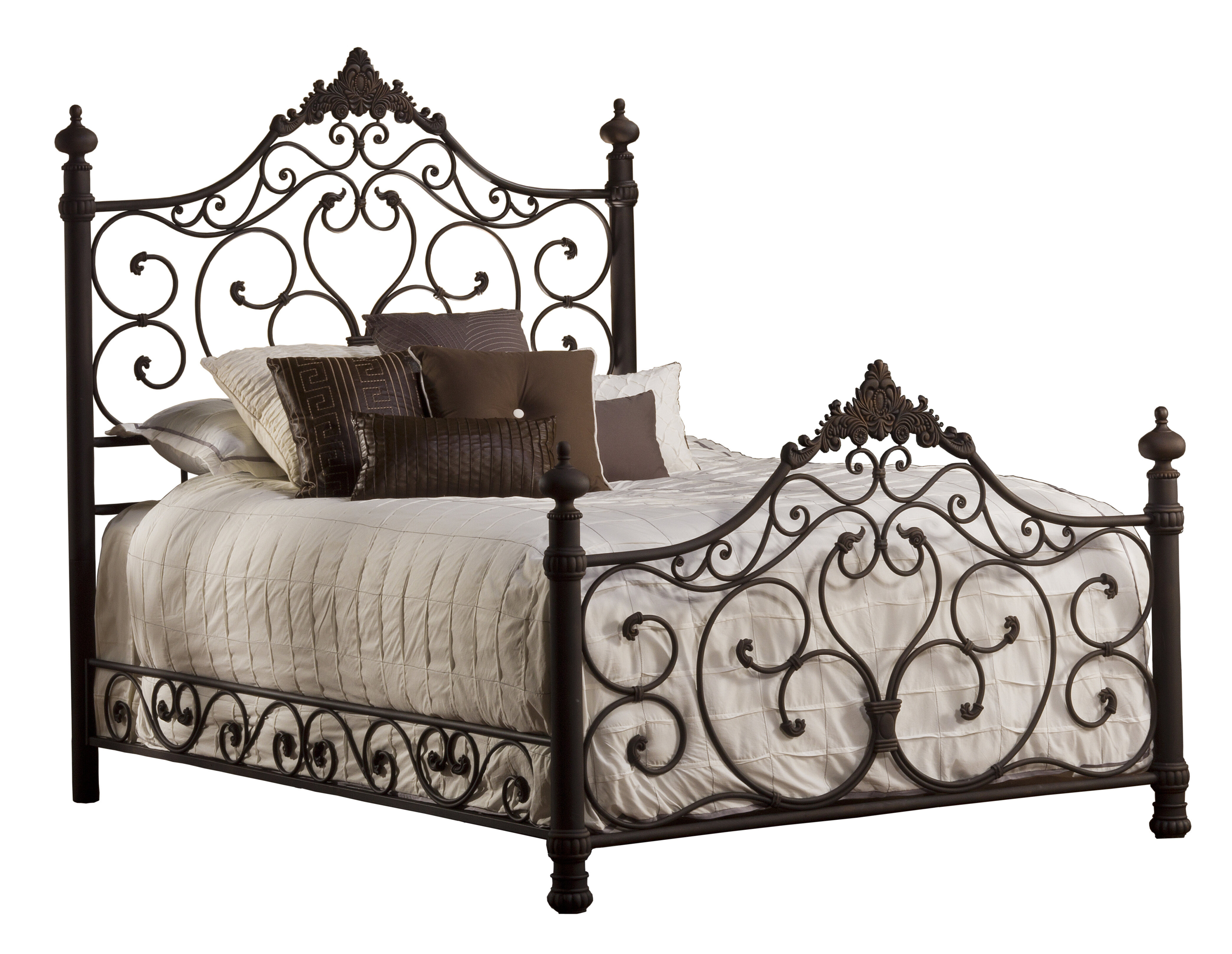 Wrought iron headboards king