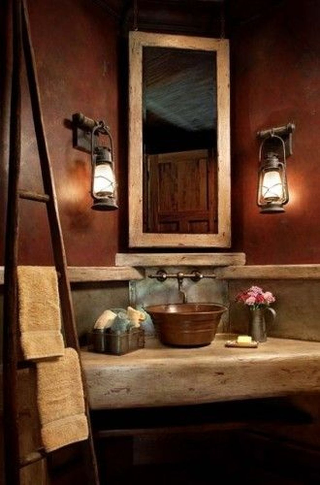 Corner sconces